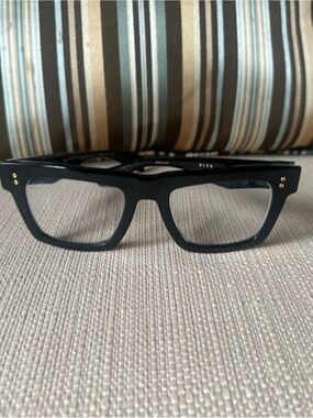 Black unisex Square Frame Eyeglasses -  Dita  Mastix